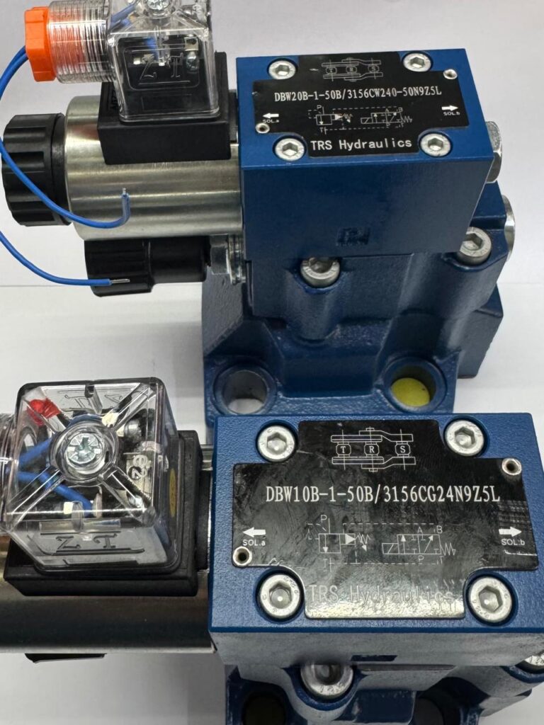 Pilot operated pressure relief valve